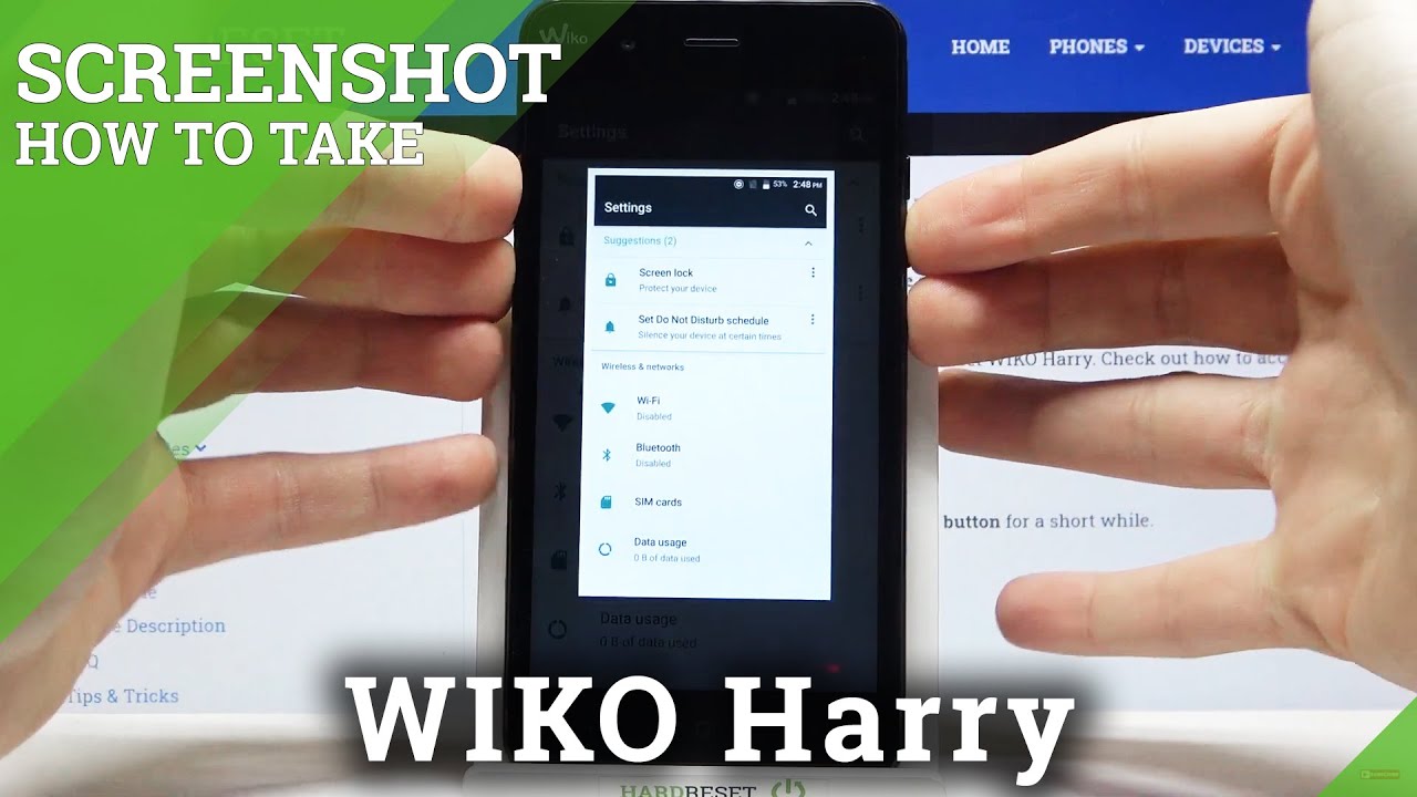 How to Create Screenshot on WIKO Harry – Capture Desktop