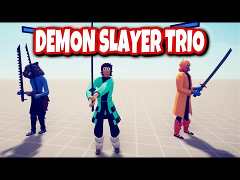 Demon Slayer Trio vs Every Faction - Totally Accurate Battle Simulator TABS