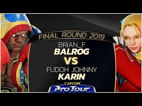 Brian_F (Balrog) vs FUDOH Johnny (Karin) Final Round 2019 - Top 8 - CPT 2019