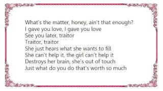 Ian Hunter - Traitor Lyrics