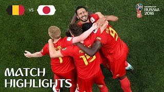 Belgium v Japan  2018 FIFA World Cup  Match Highli