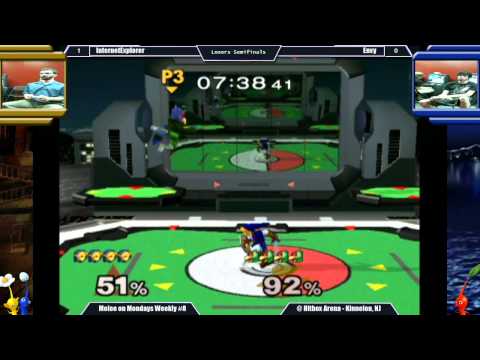 InternetExplorer (Link) vs. Envy (Fox, Falco) - Melee on Mondays Weekly #8 @ Hitbox Arena