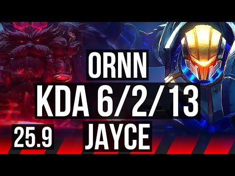 ORNN vs JAYCE (TOP) | EUW Master | 25.9