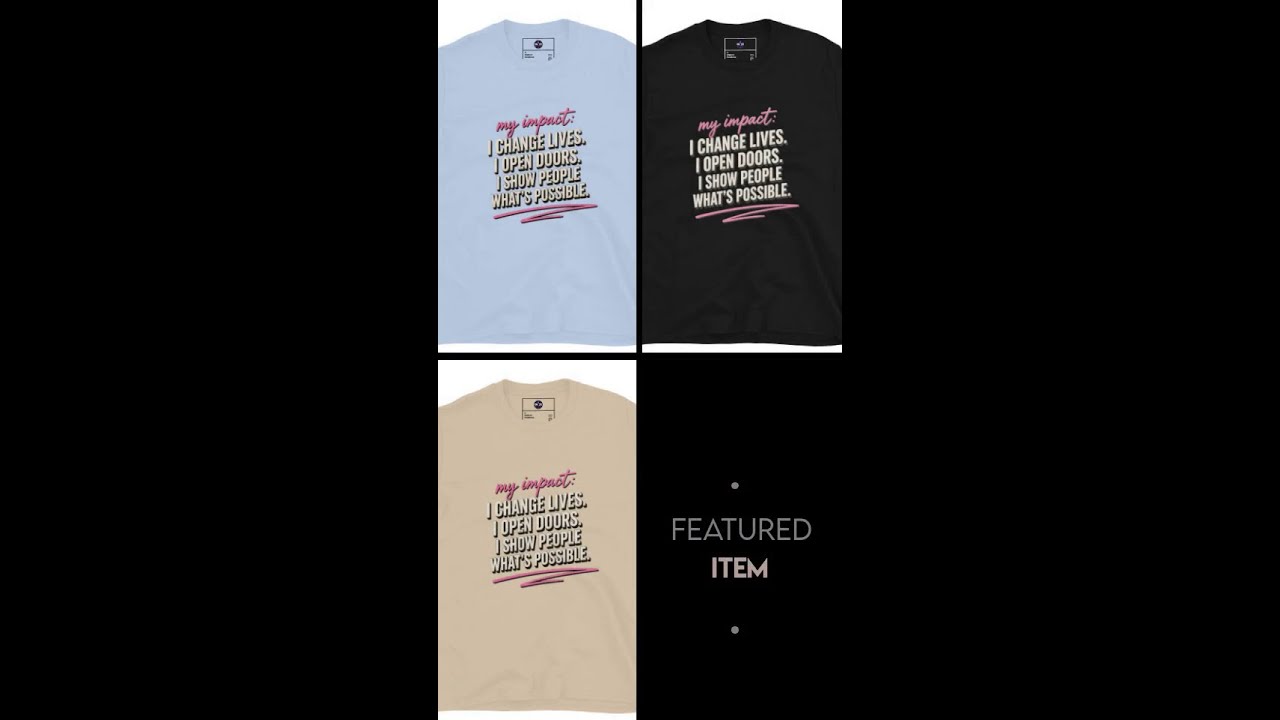 "Impact" Unisex Tee Shirt