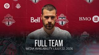 POSTGAME SOUND | Toronto FC Full Media Availability - July 22, 2026