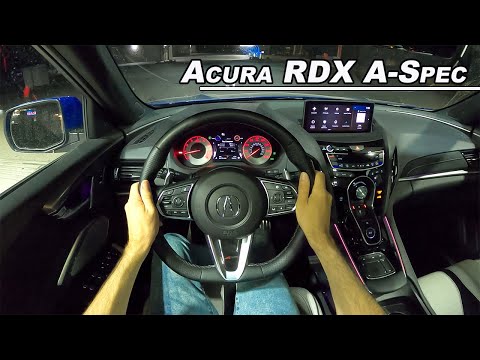 2022 Acura RDX A-Spec Night Drive! (POV Binaural Audio)