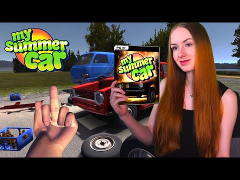 Finnish girl plays My Summer Car for the first time in 2024
