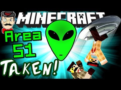Minecraft TAKEN BY ALIENS! Area 51 UFO!