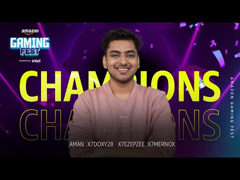 Champions Of Amazon Gaming Fest | Team Aman @SoulAman