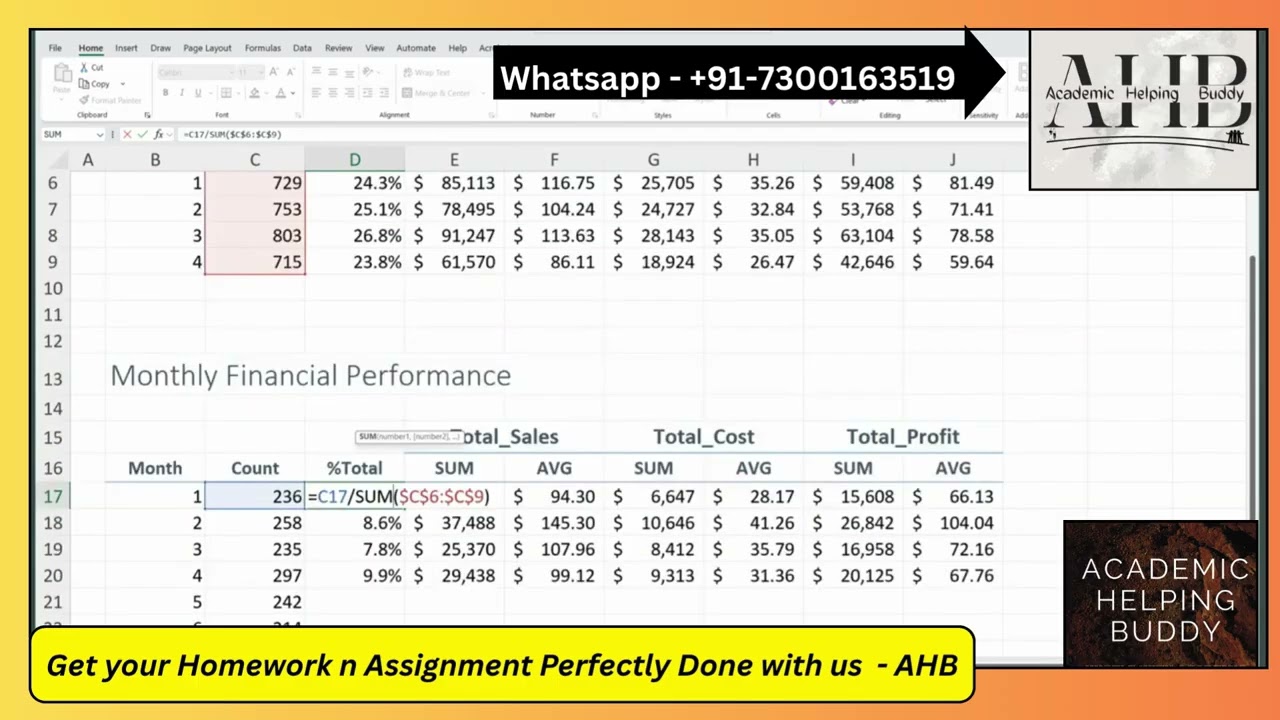 SAM Project 2A Excel Appwich Data Analysis | Cengage Mindtap