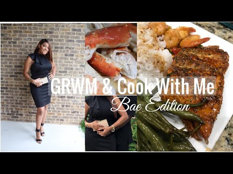 Wedding Date GRWM | Cook With Me | The Best Salmon & Seafood Recipe