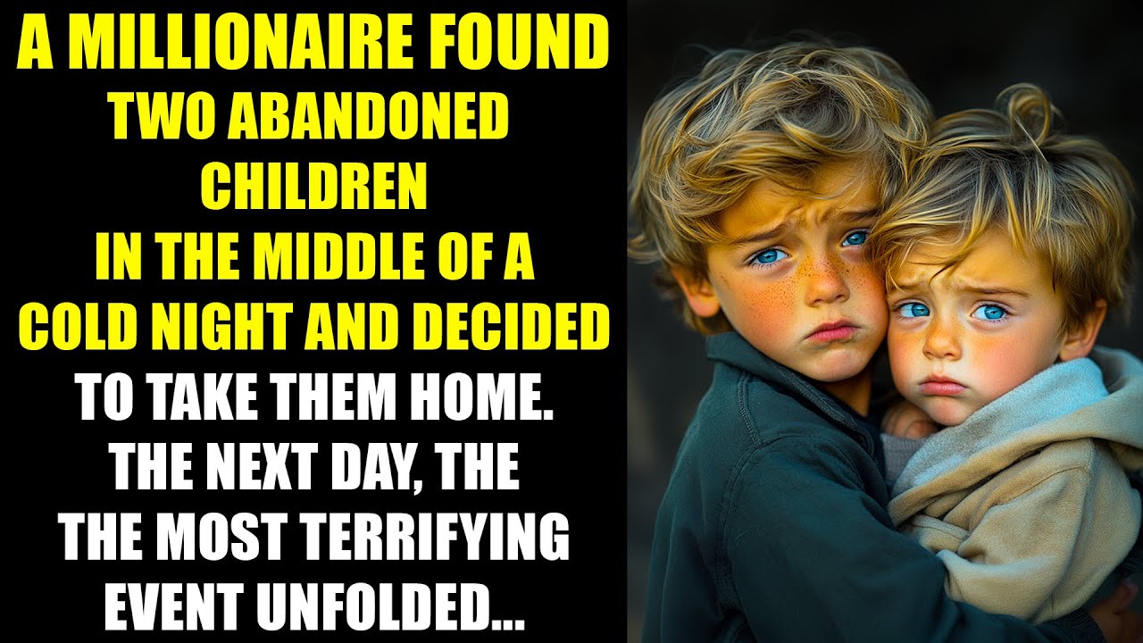 A MILLIONAIRE Rescues Abandoned Child and Baby, The Next Day, The Most Terrifying Event Unfolded...