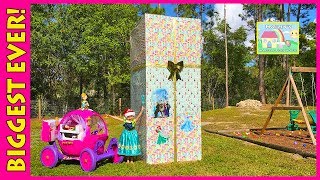 Biggest Disney Princess Surprise Box Ever with Car