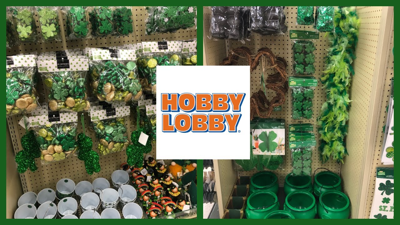 Shop With Me Hobby Lobby St. Patricks Day Crafts!