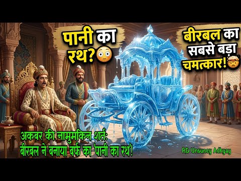 अकबर की नामुमकिन शर्त: 🤔😱🤔 "बीरबल,युद्ध के लिए पानी का रथ बनाओ!" 🤯 | Akbar Birbal Story In Hindi 