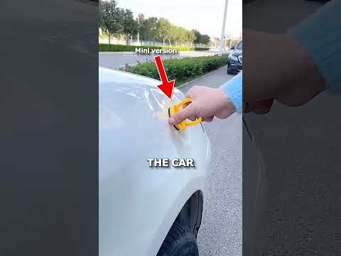 How to remove car dents with hot water