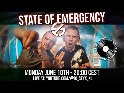 Early Hardcore vinyl DJ set with STATE OF EMERGENCY (Masters of Hardcore)