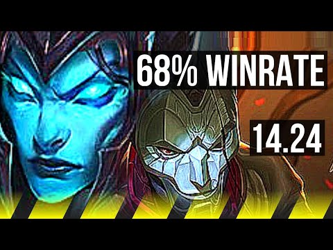 KALISTA & Rumble vs JHIN & Poppy (ADC) | 68% winrate | KR Challenger | 14.24