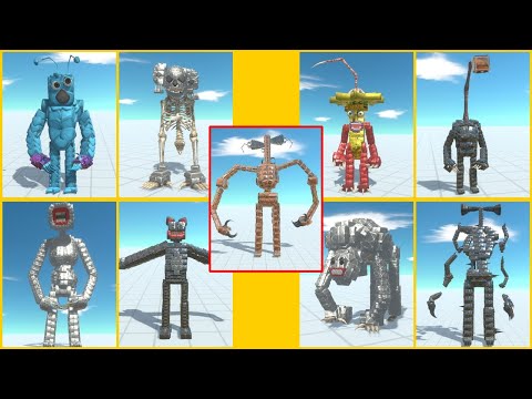 Siren Head vs Trevor Henderson Creatures Animal Revolt Battle Simulator