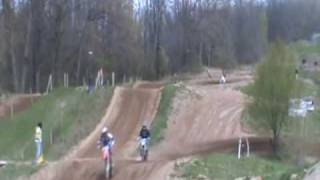 preview picture of video 'Motocross 45+ & 50+ at Big Air-Newaygo, MI Sunday 04.21010'