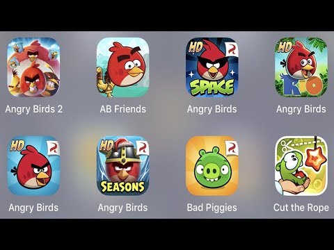 Angry Birds 2,AB Friends,AB Space,AB Rio,Angry Birds,AB Seasons,Bad Piggies,Cut The Rope