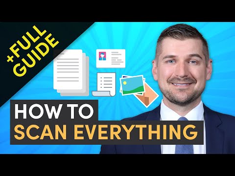 📊 How to Scan & Organize Everything Easily! Paperwork, Receipts, Photos, Cards & More