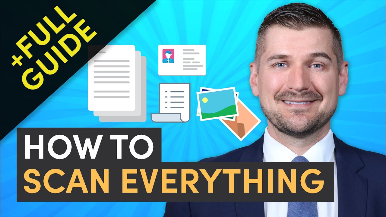 📊 How to Scan & Organize Everything Easily! Paperwork, Receipts, Photos, Cards & More