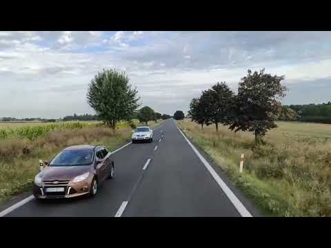 Driving in Slovakia, route 75, Nové Zamky - Tvrdosovce