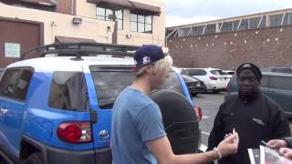 Riker Lynch talks about his favorite R5 song at Dancing With The Stars rehearsals @rikerR5