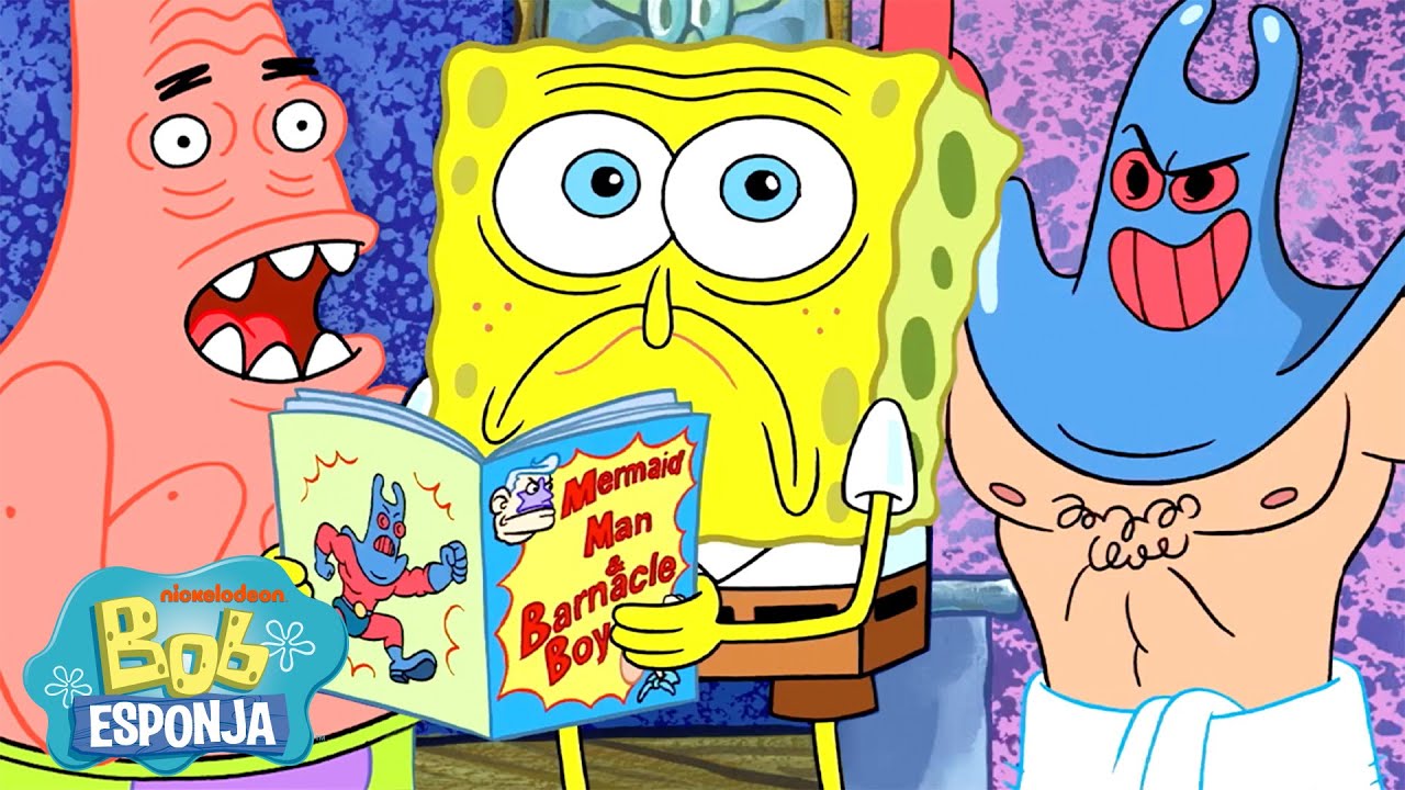 Bob Esponja | ¡4 horas de los episodios más divertidos de Bob Esponja! 🧽 | Bob Esponja en Español