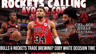 Bulls & Rockets Trade Brewing? Coby White Decision Time + Why Bulls Won't Land Giannis Antetokounmpo