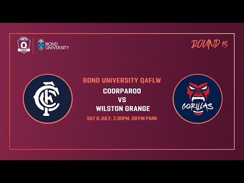 QAFLW ROUND 13 - Coorparoo v Wilston Grange