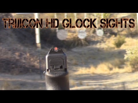 Trijicon HD Night Sights! Gold Standard for Glocks