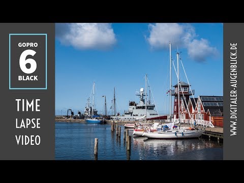 Zeitraffer-Video Yachthafen - Bagenkop Dänemark Langeland - GoPro Hero 6 Black