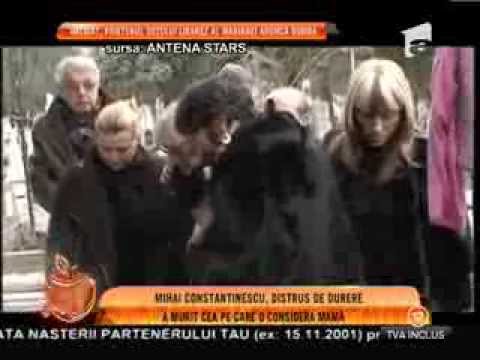Mihai Constantinescu şi-a condus sora pe ultimul drum