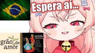 Ela ouviu MUSICAS BRASILEIRAS e pensou...