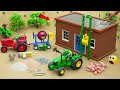 DIY Mini Tractor Brick House Construction With Mini Mixer Lifting Machine Project Topminigear