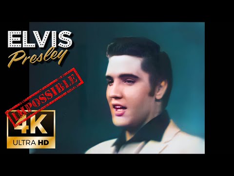Elvis Presley AI Colorized / Impossible 4K Restore  - Hound Dog - Milton Berle Show (05 June 1956)