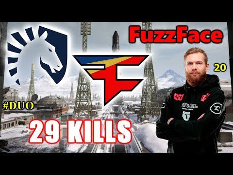 PUBG - Faze FuzzFace & Team Liquid Sambty - 29 KILLS - VIKENDI #DUO