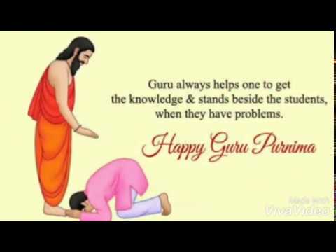 Jai guru dev Guru purnima Happy Guru purnima whatsapp status 2019 gurupurnima special video|