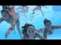 Carla Underwater Swimming With My Grandmother And Mom
