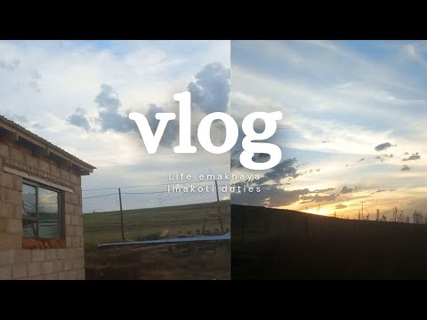 Vlog: Preparations/ Doing laundry/ making changes /makoti duties/rural life/EC