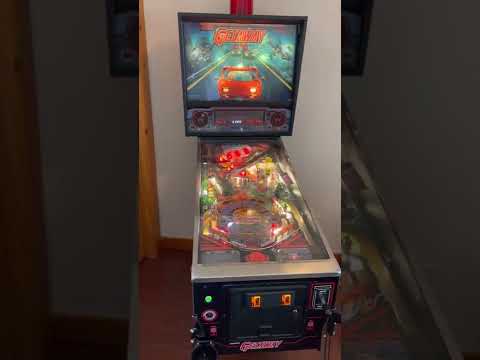 The Getaway Pinball w PinSound Color DMD restoration