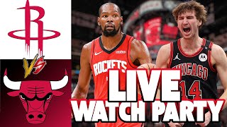 Houston Rockets vs Chicago Bulls Live Watch Party