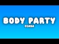 Ciara Body Party Lyrics