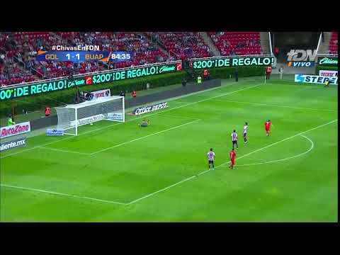Guadalajara vs Lobos BUAP J11 Gol Amaury Escoto 1-2