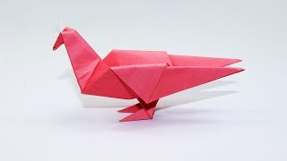 How to Make an Origami Pigeon - DIY Paper Pigeon Instructions