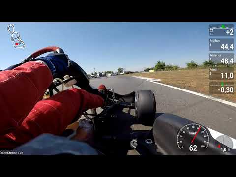 Treino Kart Techspeed F4 motor Honda de 18HP