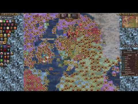 TWW2 AI Time lapse - The Conclusion to campaign #5 Turns 412+