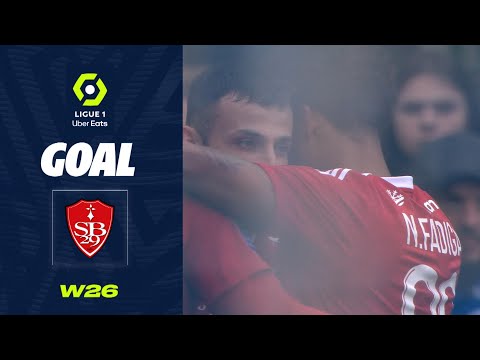 Goal Franck HONORAT (45' +2 - SB29) RC STRASBOURG ALSACE - STADE BRESTOIS 29 (0-1) 22/23